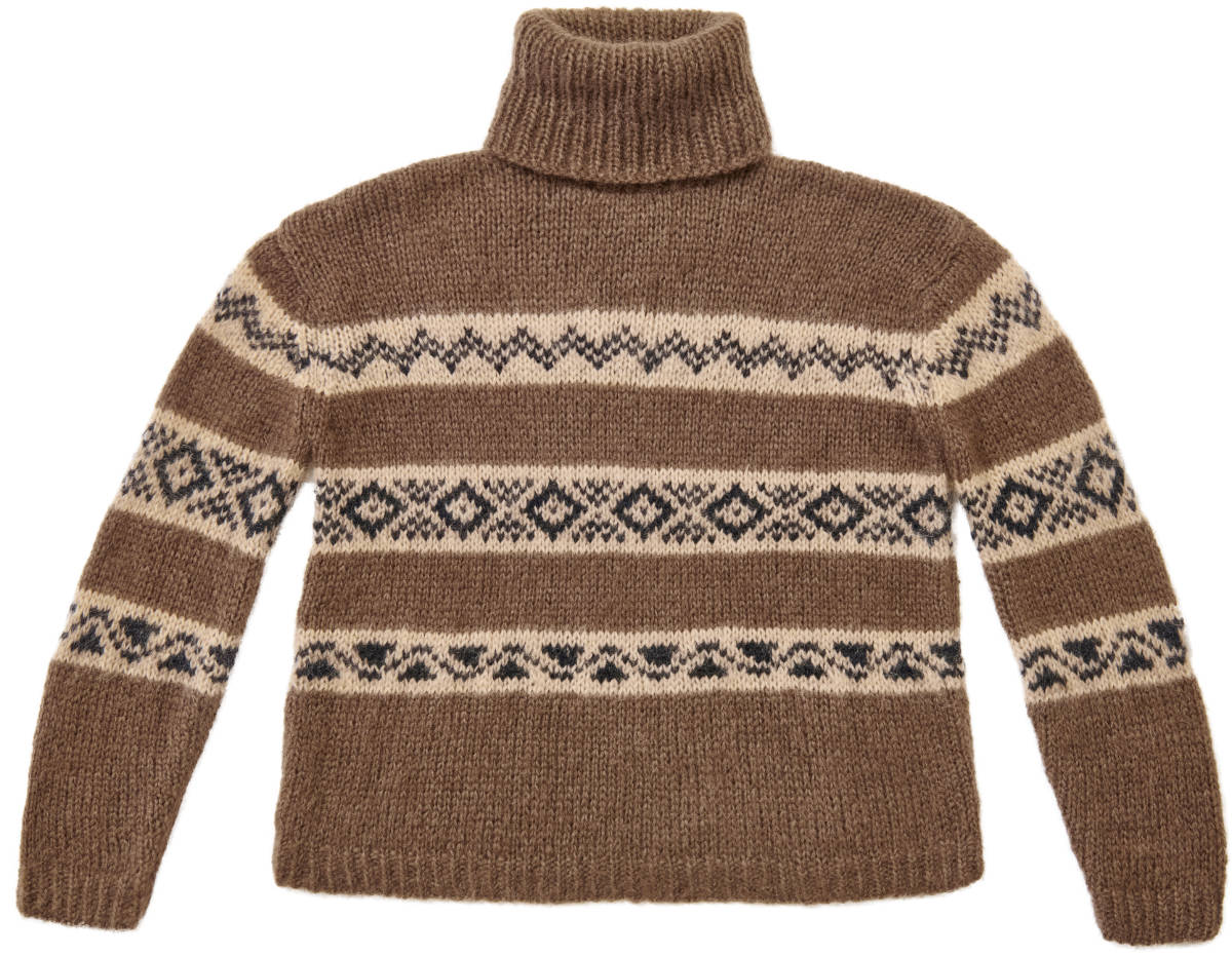 DIY-Wollpaket ROLLI MIT NORWEGERSTREIFEN - Brigitte aus Lana Grossa Mohair Di Gio