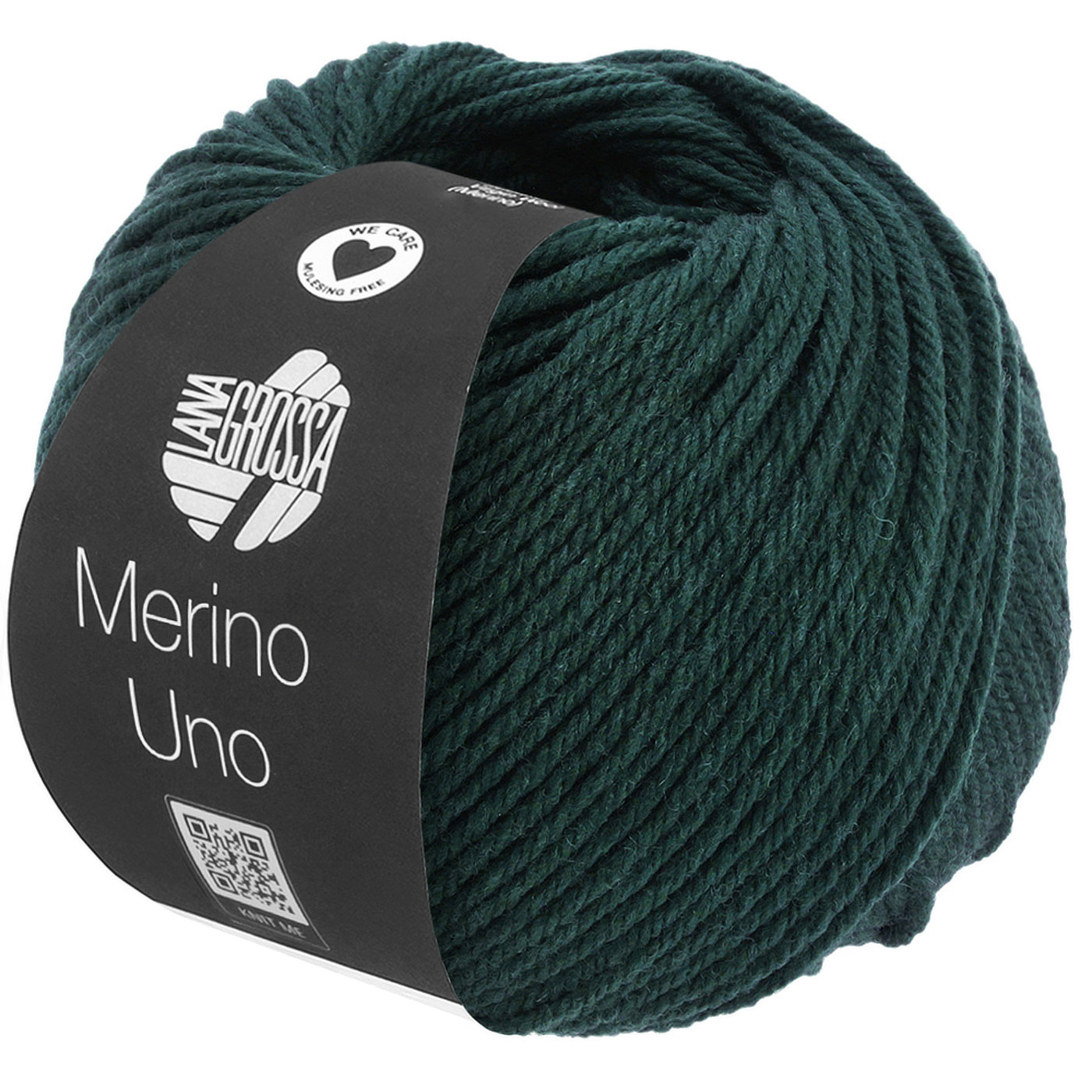 Merinowolle, Garn, Teal, Merino Uno, Strickgarn