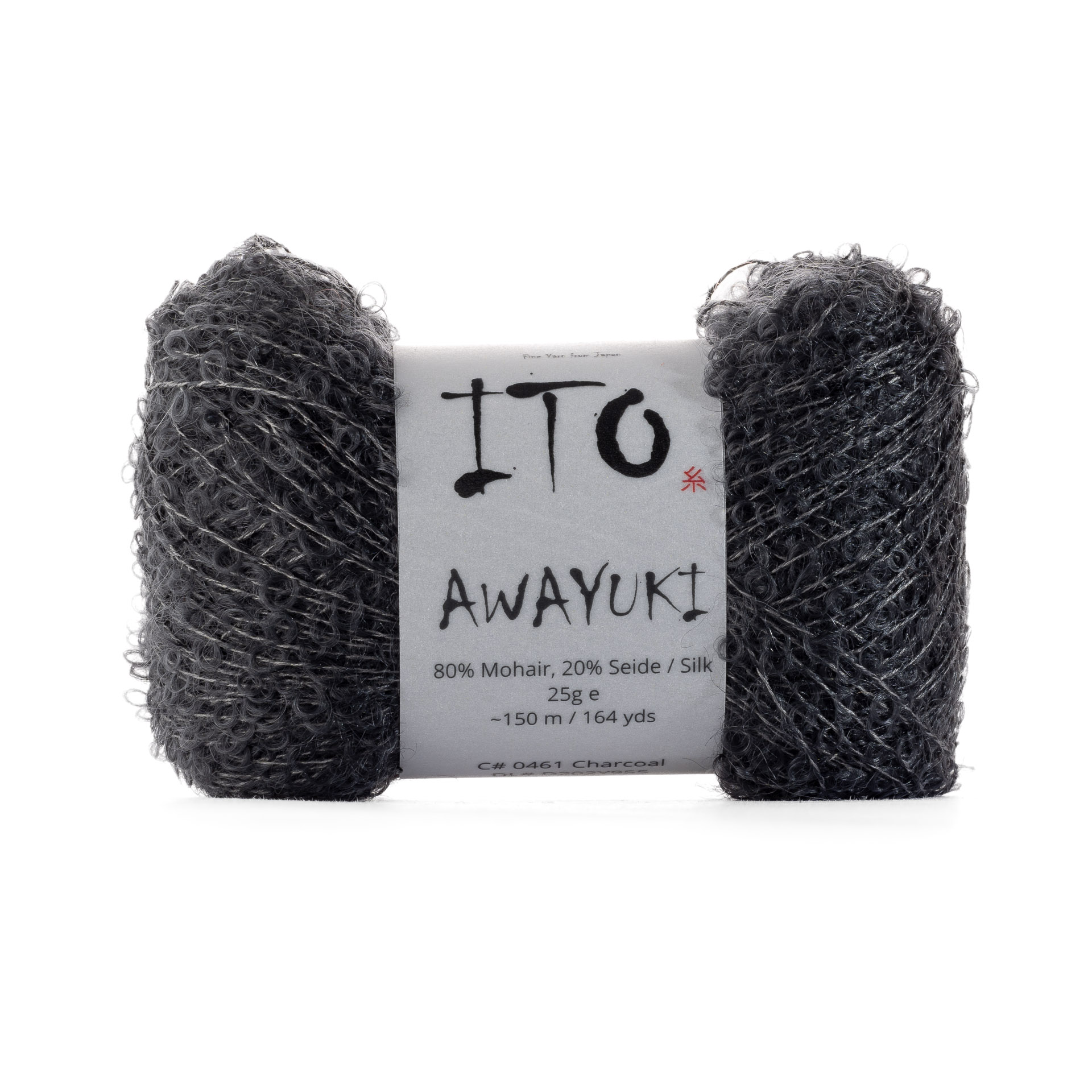 ITO Awayuki Farbe 000 Charcoal AWAYUKI - 461 Charcoal - ITO