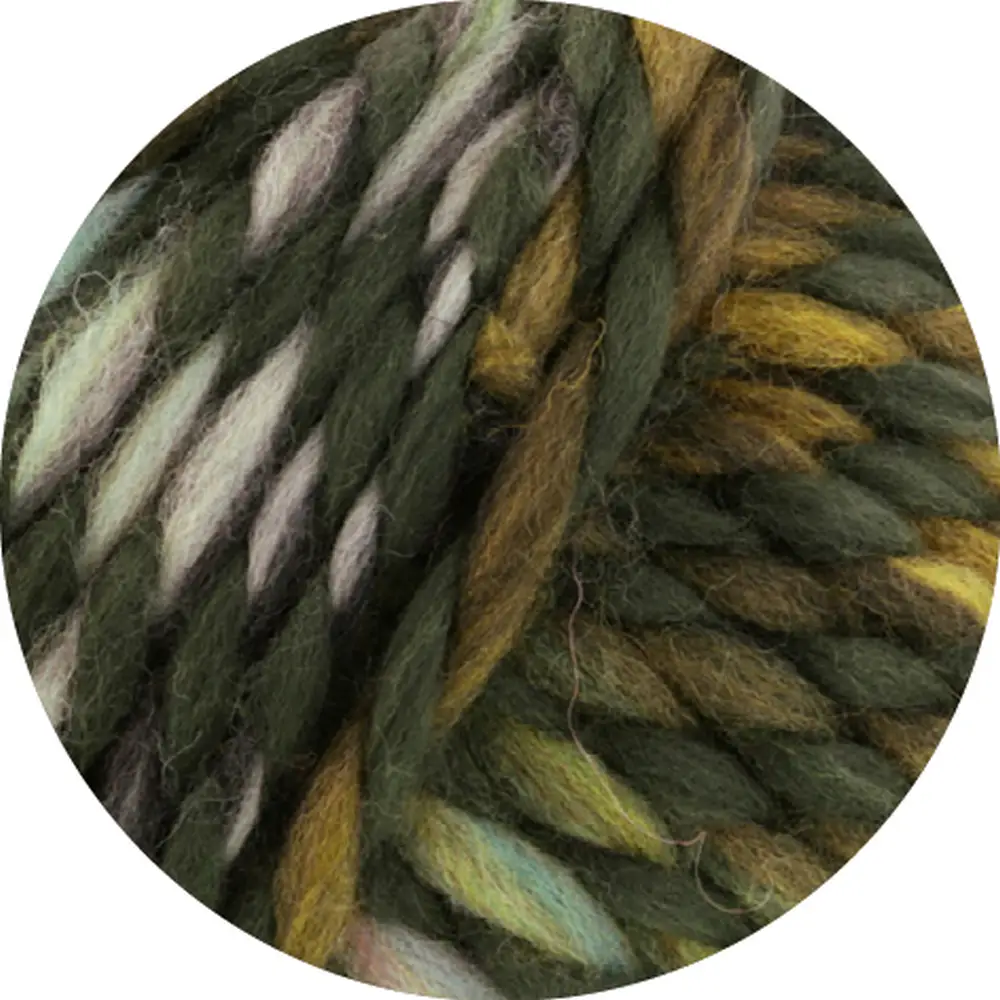 004 Moosgrün/Zartrosa/Mintgrün/Oliv/Senf